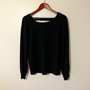 Lulu*s | Chunky Sweater with Open Back | Size Large